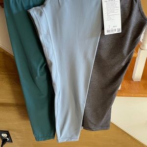 3 Lululemon leggings and a pair of biker shorts